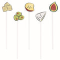 Assorted Toothpicks for Wine and Cold Cuts (20 Pack)