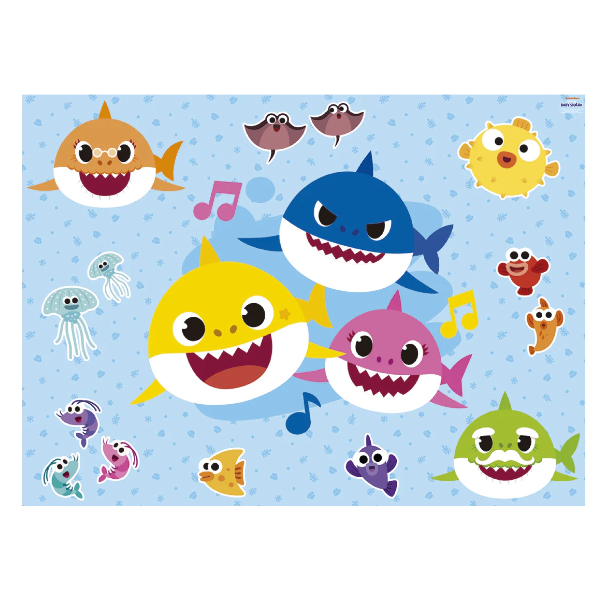 Papel Envoltura Baby Shark C/1