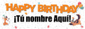 Customizable Happy Birthday Banner (Copy)