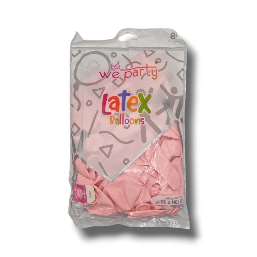 Bolsa De Globos 11" Rosa Baby Pink C/50