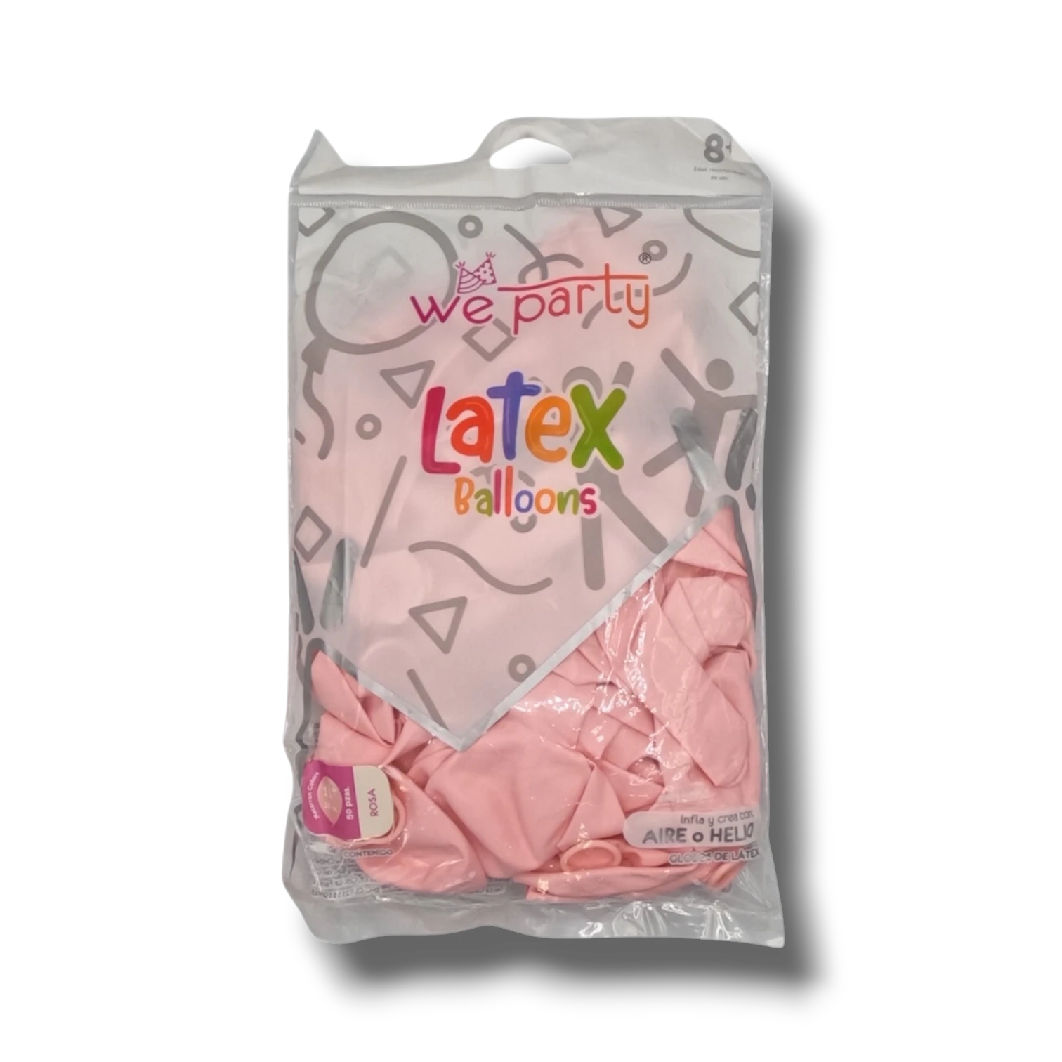 Bolsa De Globos 11" Rosa Baby Pink C/50