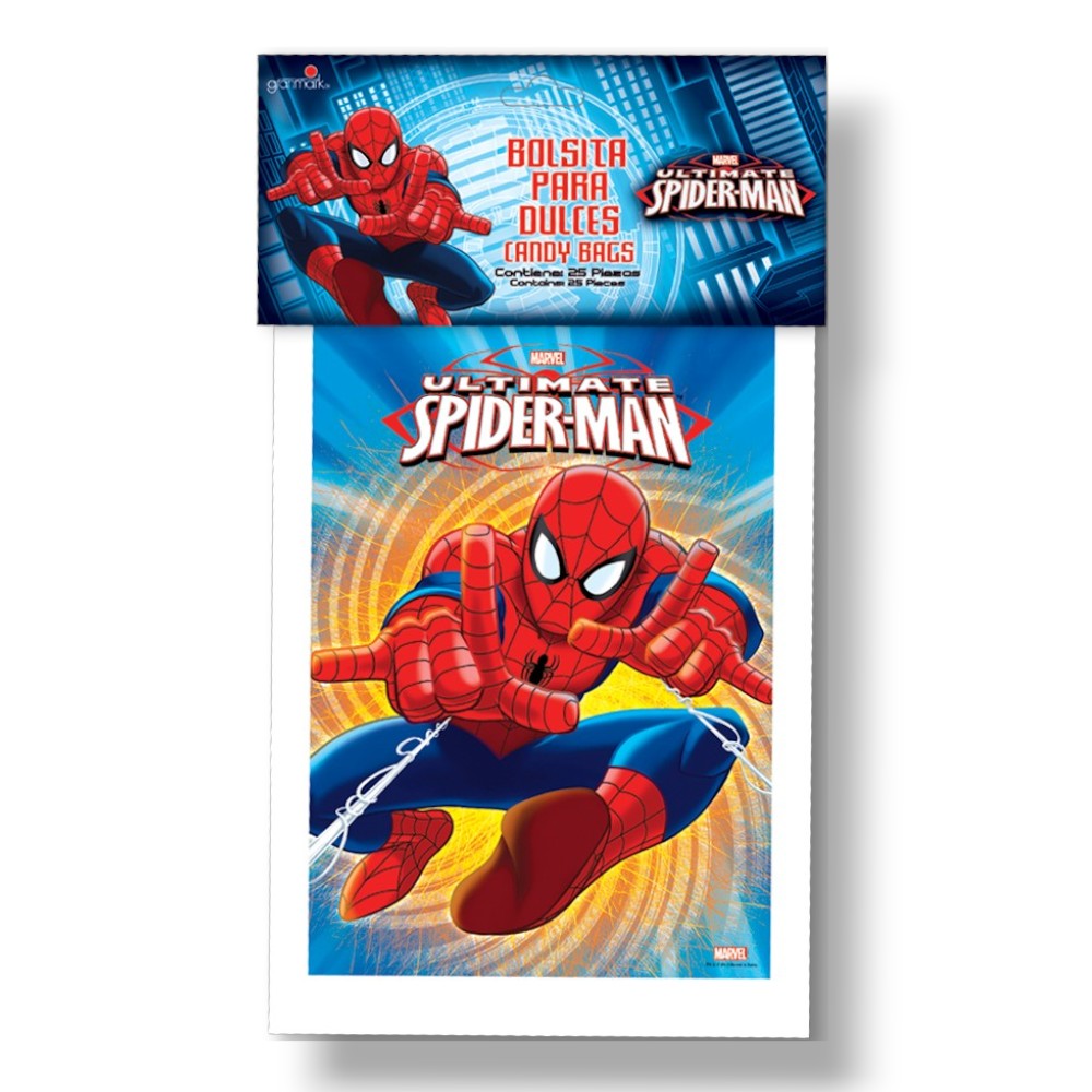 Bolsa Dulcera Spiderman Clásico C/25