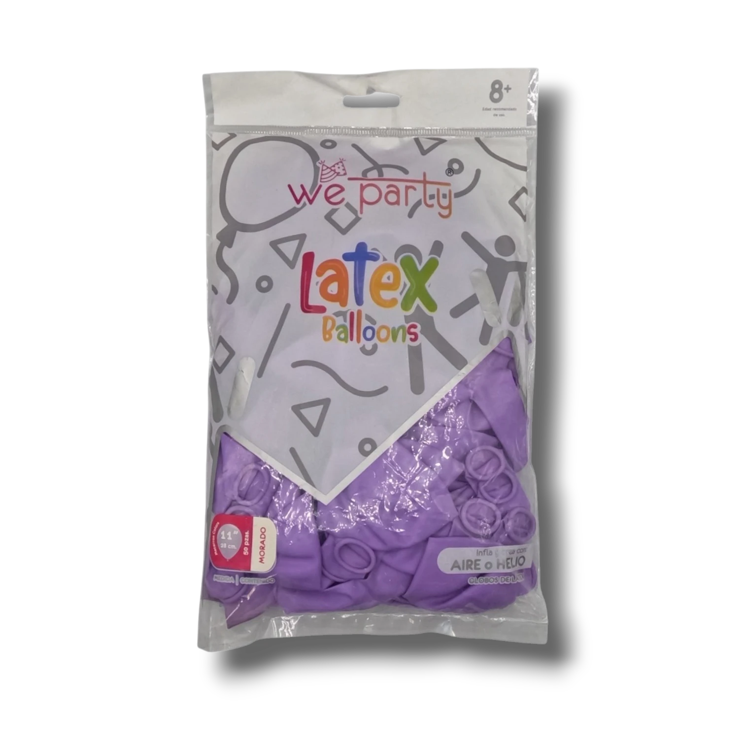 Bolsa De Globos 11" Morado French C/50
