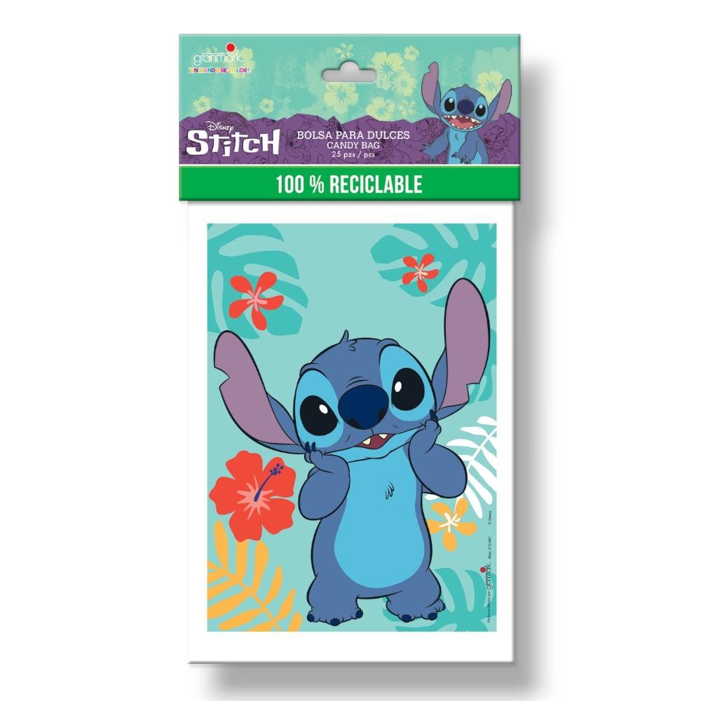 Bolsa P/Dulces Stitch C/25