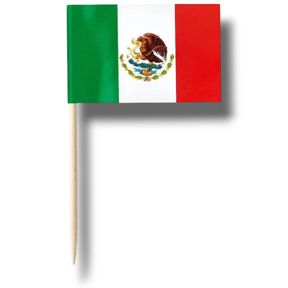 Flag MX Toothpicks C/25