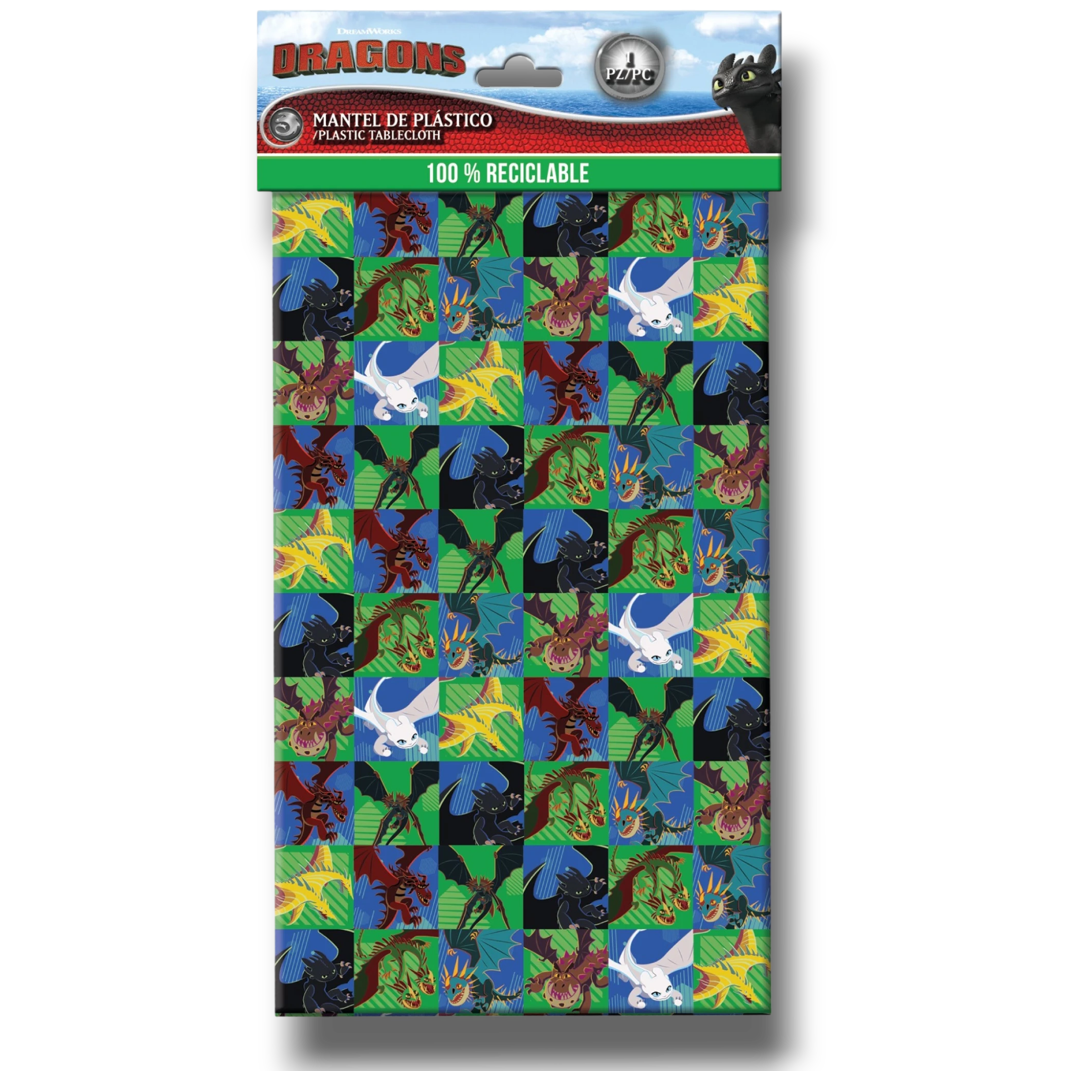 How to Train Your Dragon Tablecloth (1 Set)