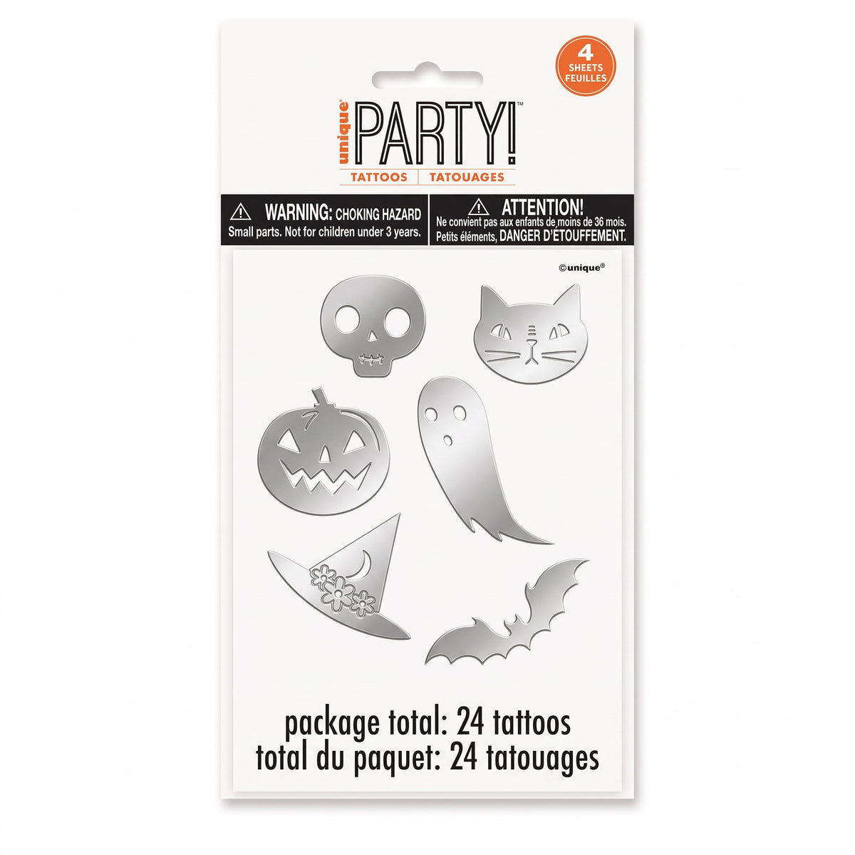 Halloween Foil Tattoos C/24