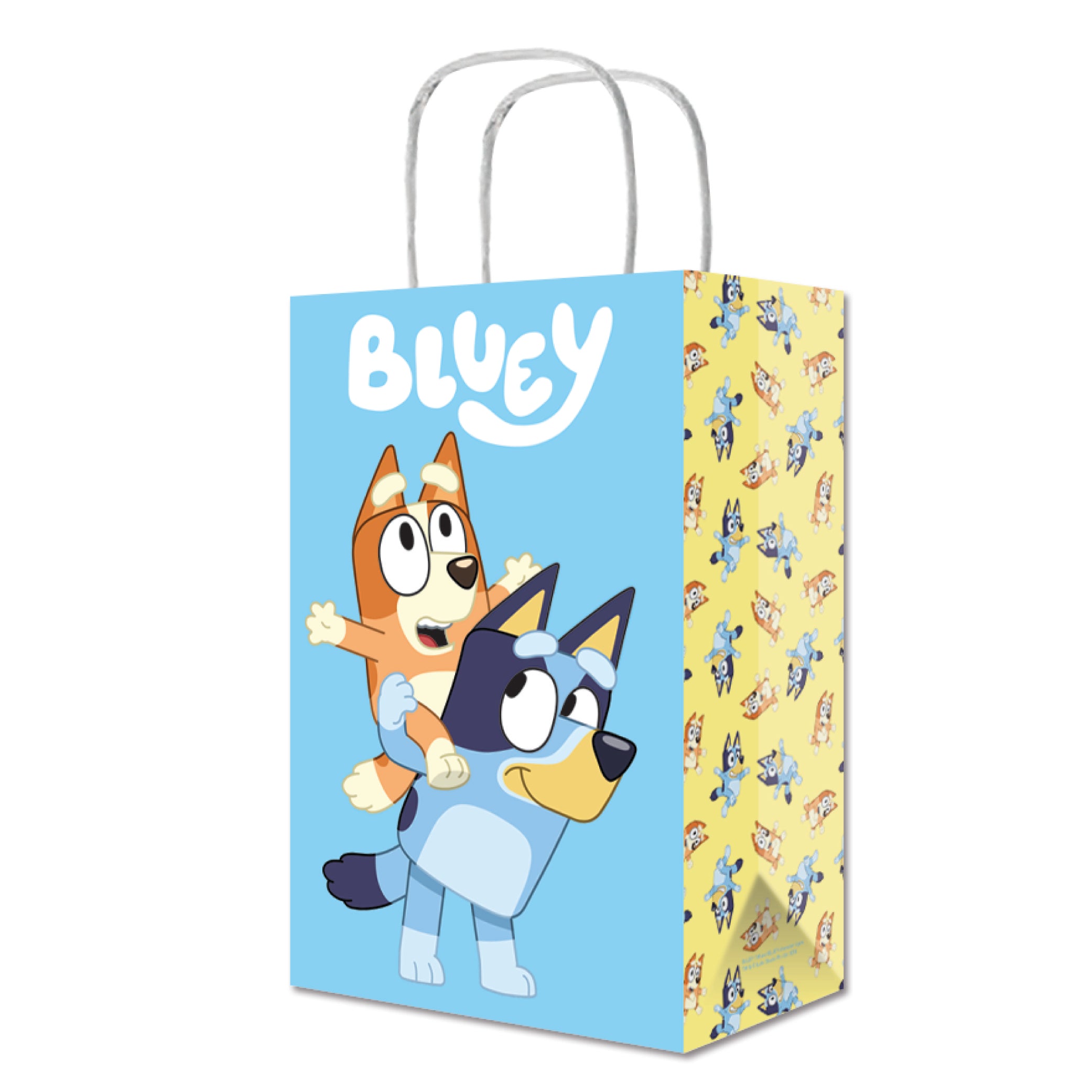 Bolsa De Papel Con Asa Bluey C/6