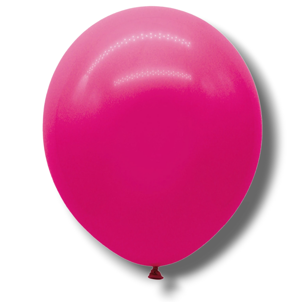Bag of 9" Fuchsia French Balloons (50 count)