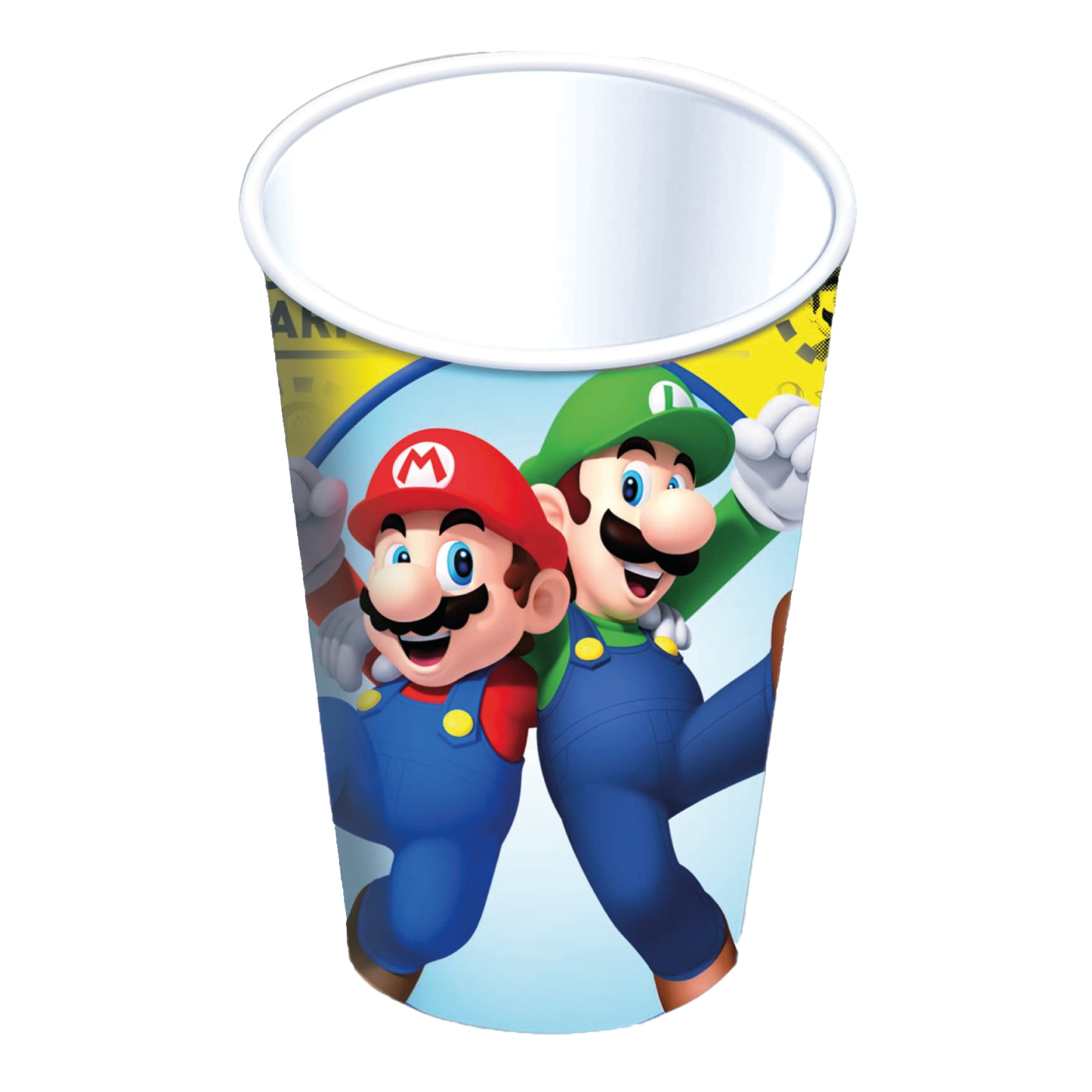 Vaso 9oz Mario Bros C/6