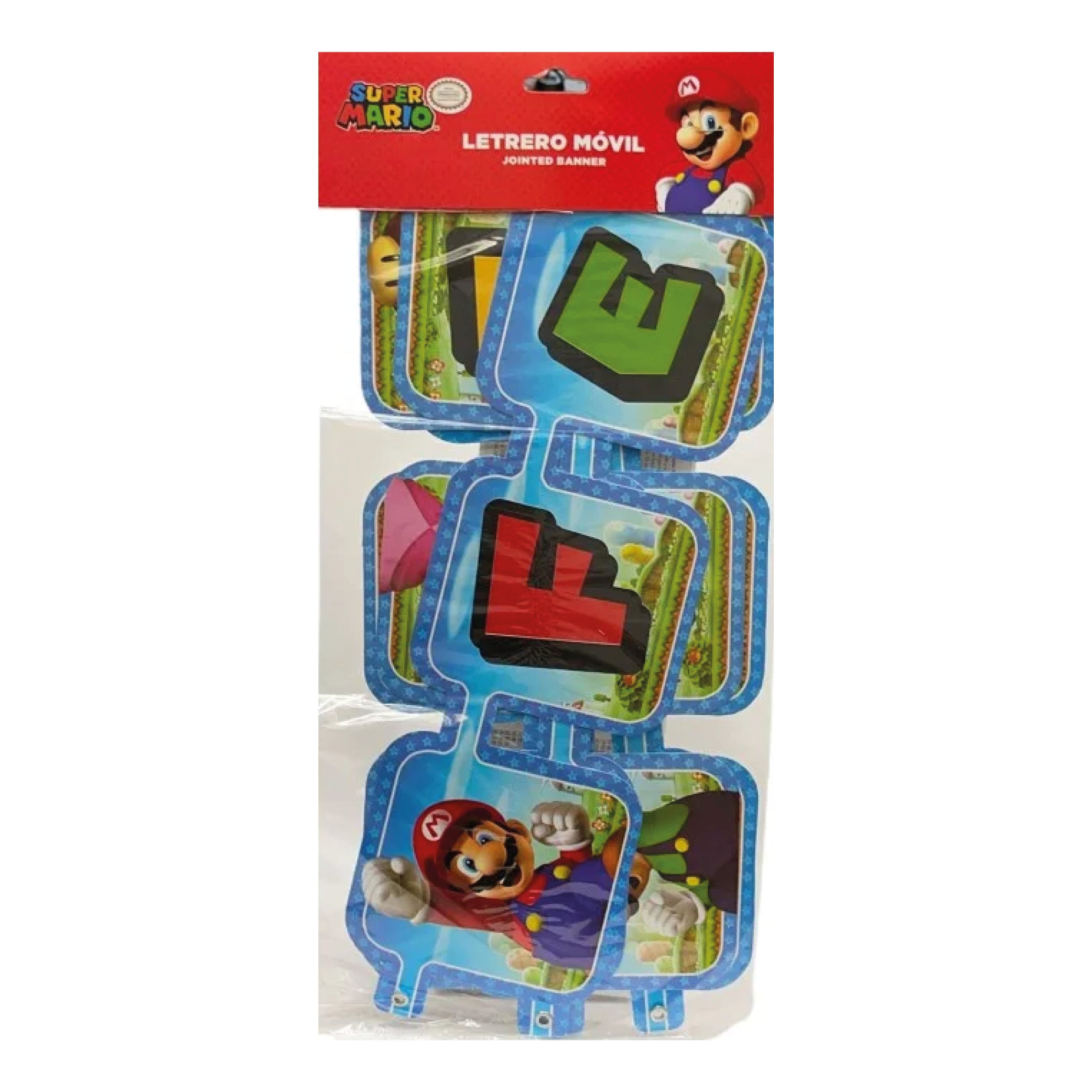Letrero Movil Mario Bros C/1