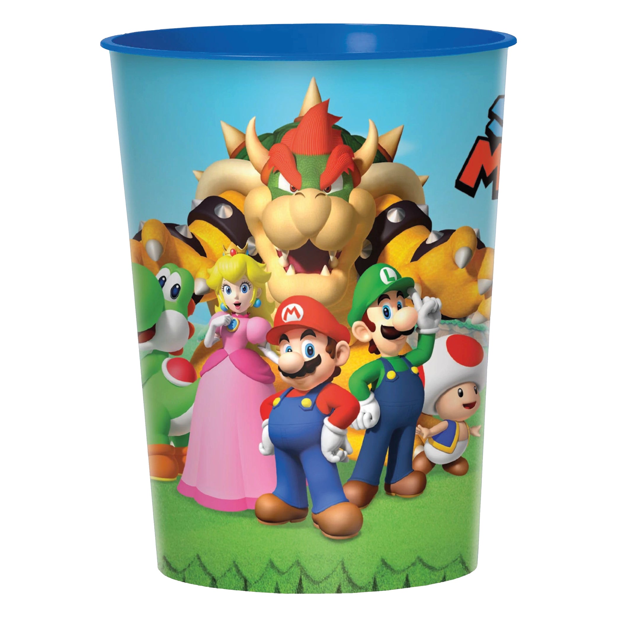 Vaso Plastico 16oz Mario Bros C/1