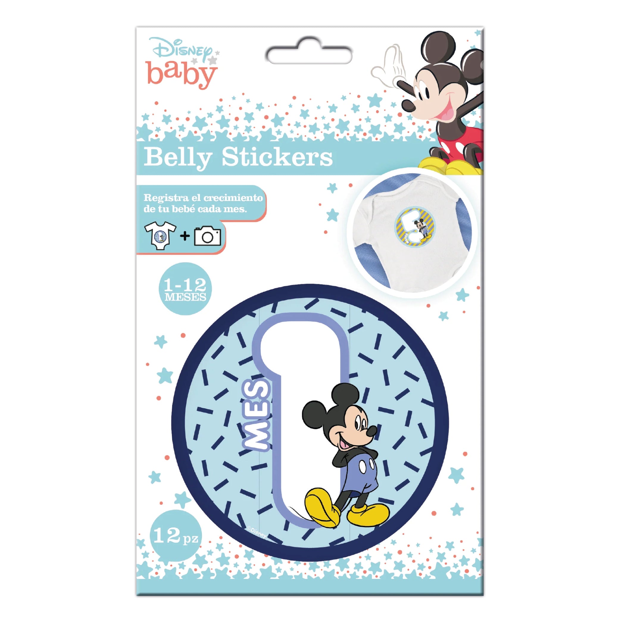 Belly Stickers Mickey Mouse Baby C/12
