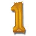 36" Balloon Number 1 Gold C/1