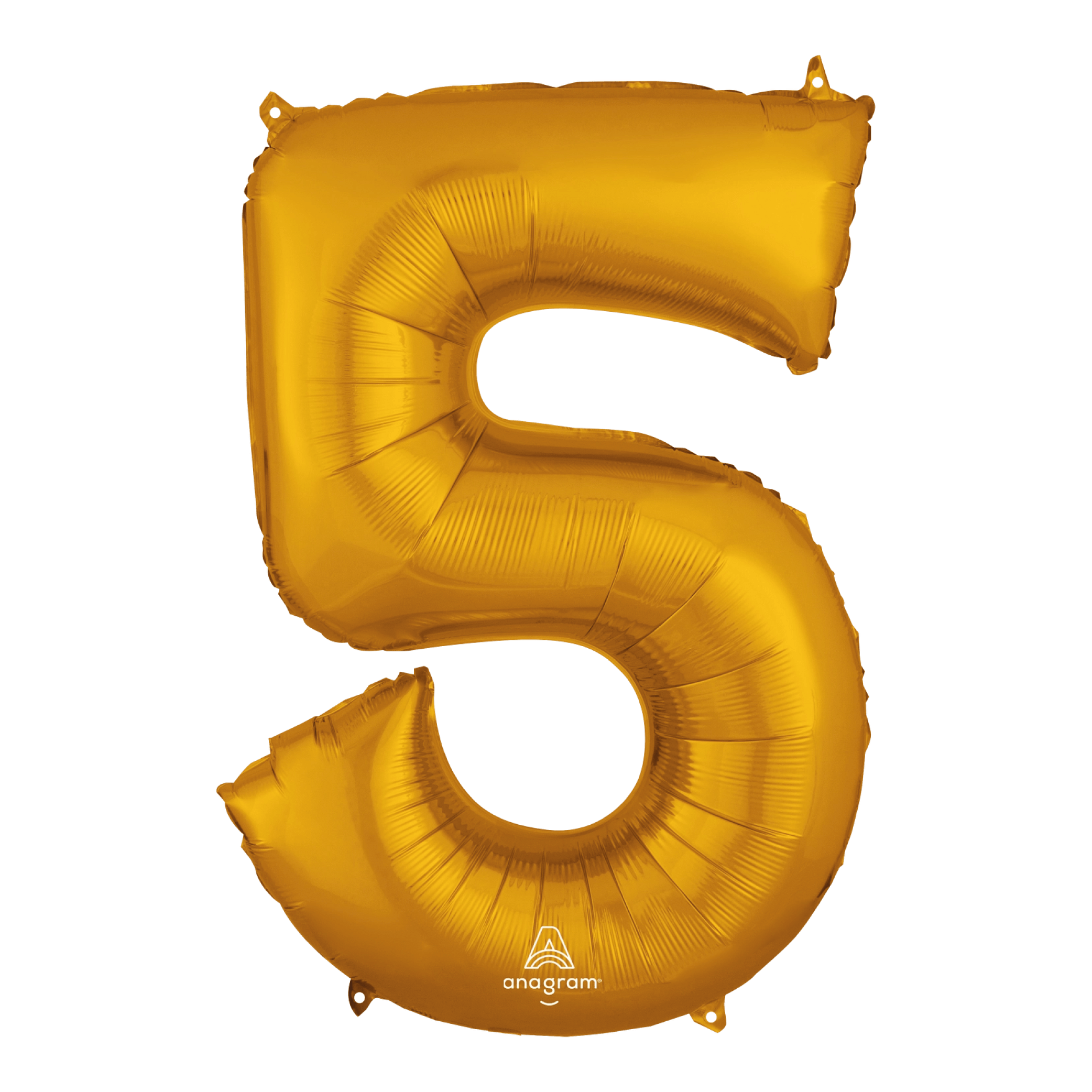 Globo 36" Numero 5 Oro C/1
