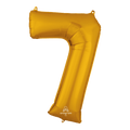 Globo 36" Numero 7 Oro C/1