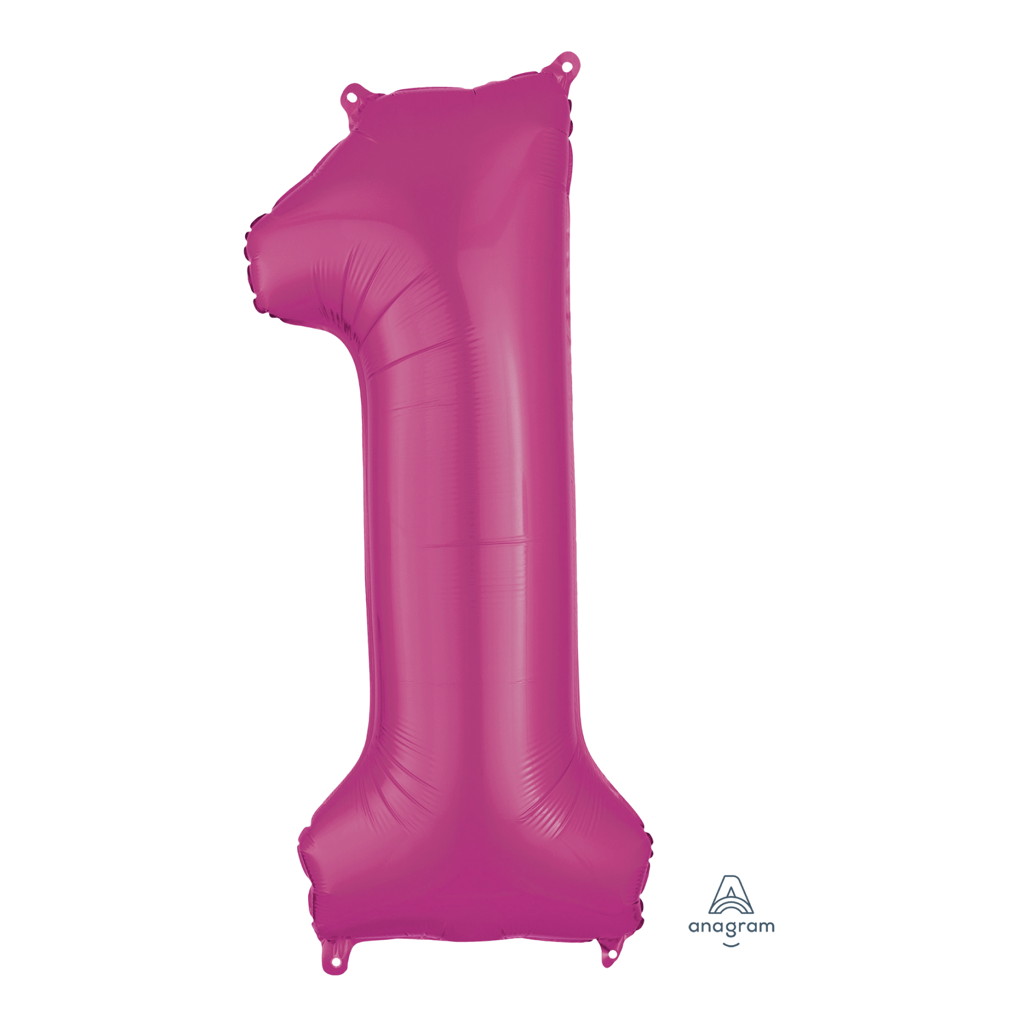 Globo 36" Numero 1 Magenta C/1