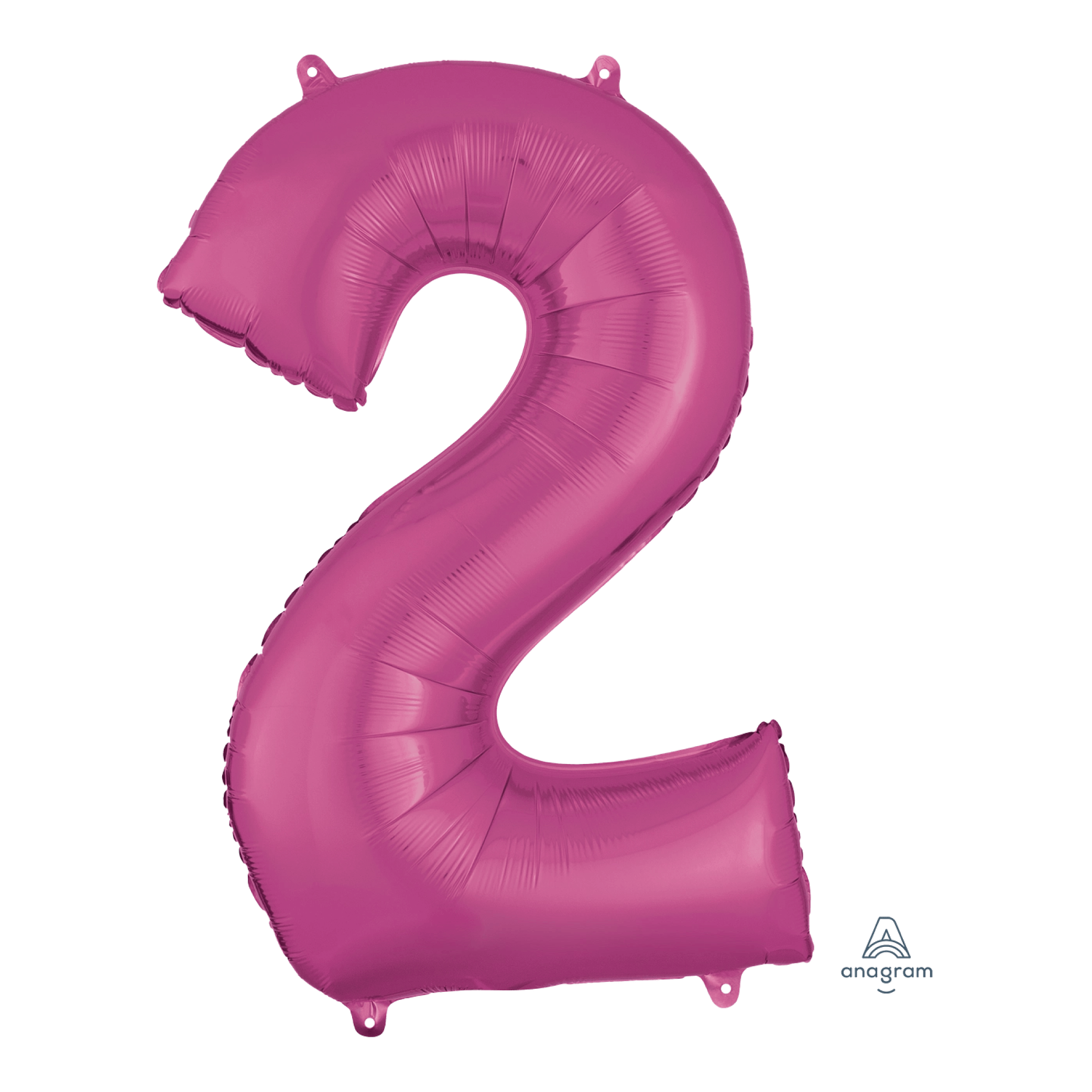 Globo 36" Numero 2 Magenta C/1