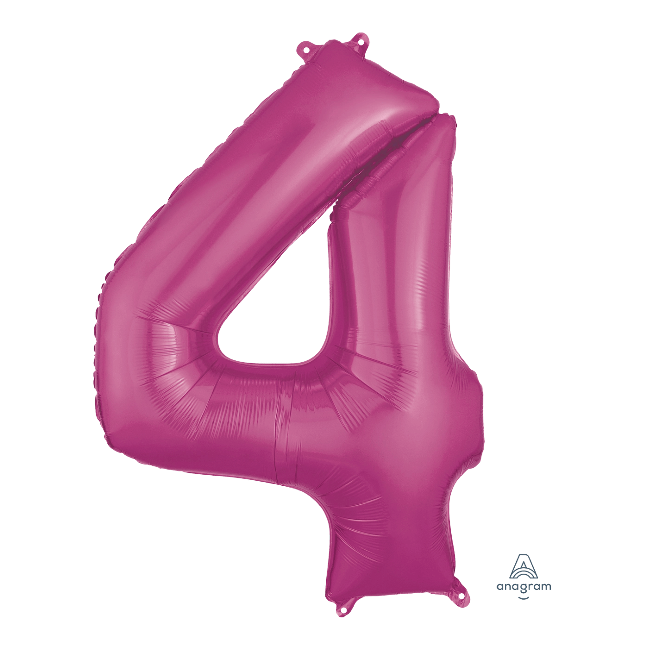 Globo 36" Numero 4 Magenta C/1