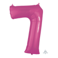 Globo 36" Numero 7 Magenta C/1