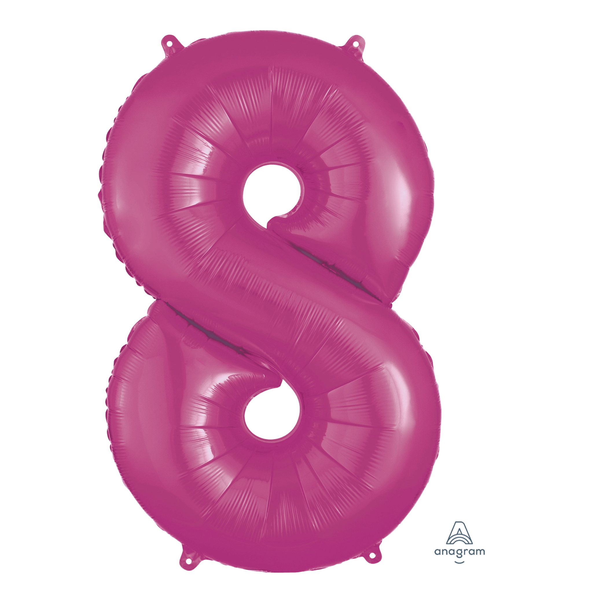 Globo 36" Numero 8 Magenta C/1