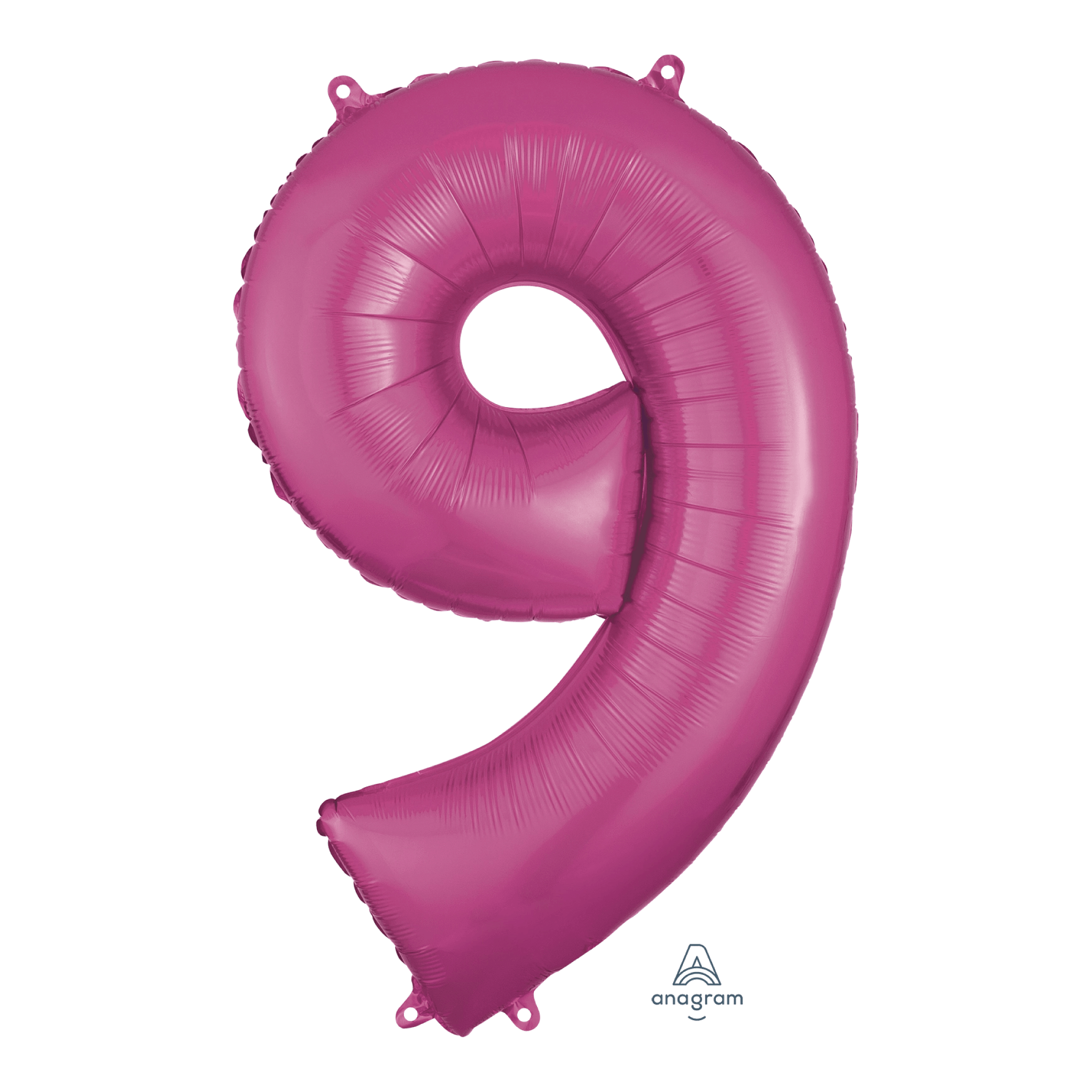 Globo 36" Numero 9 Magenta C/1