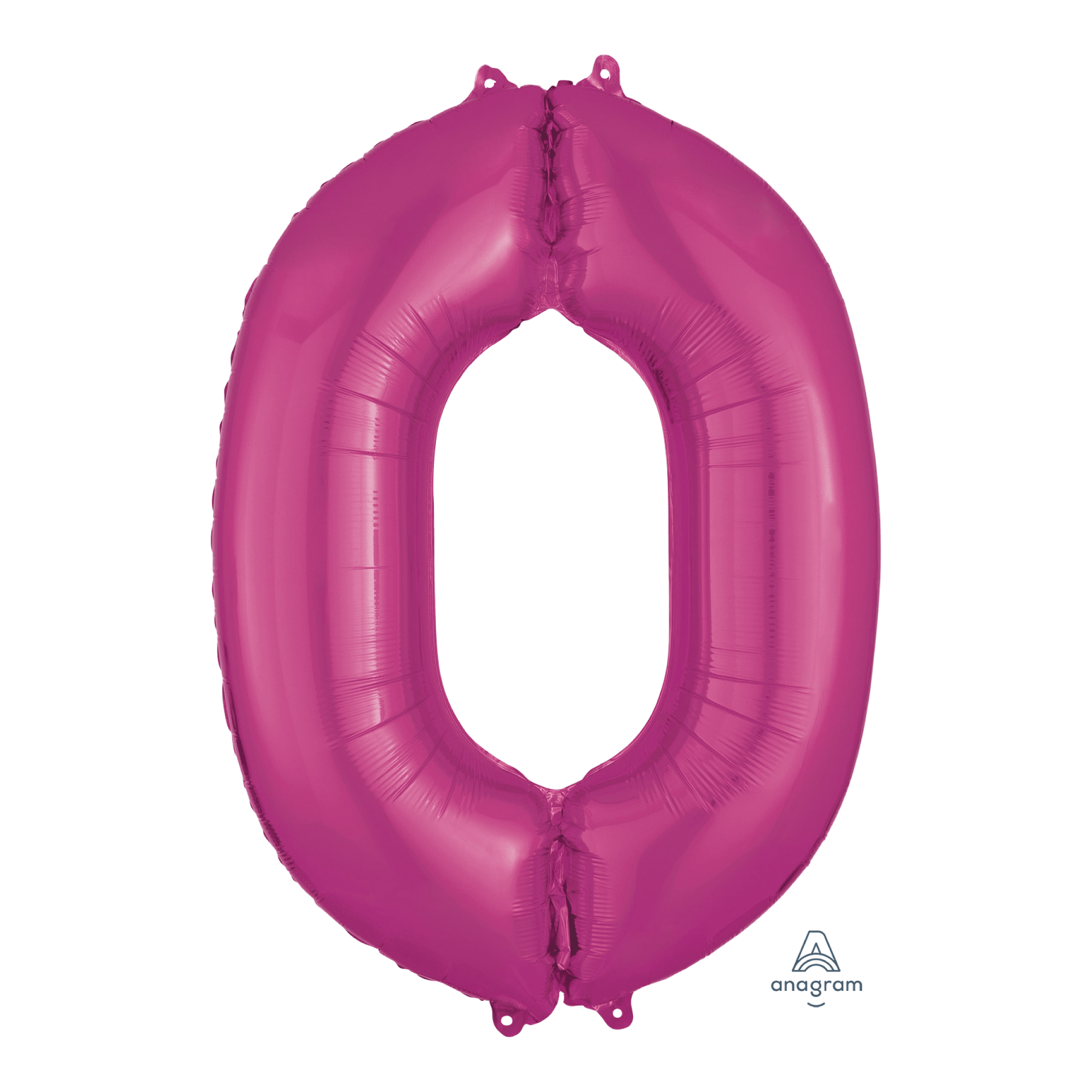 Globo 36" Numero 0 Magenta C/1