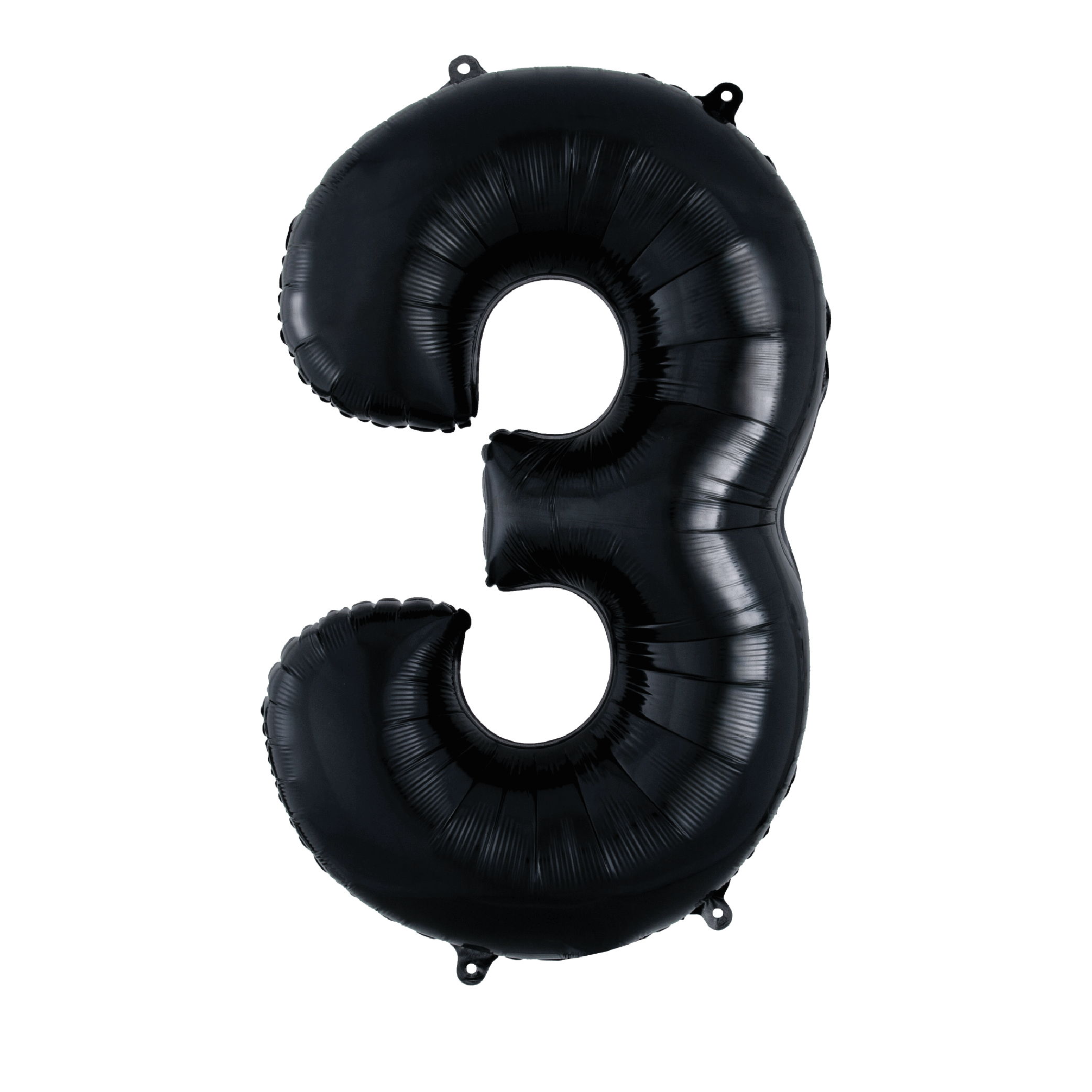 Globo 26" Numero 3 Negro C/1