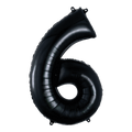 Globo 26" Numero 6 Negro C/1