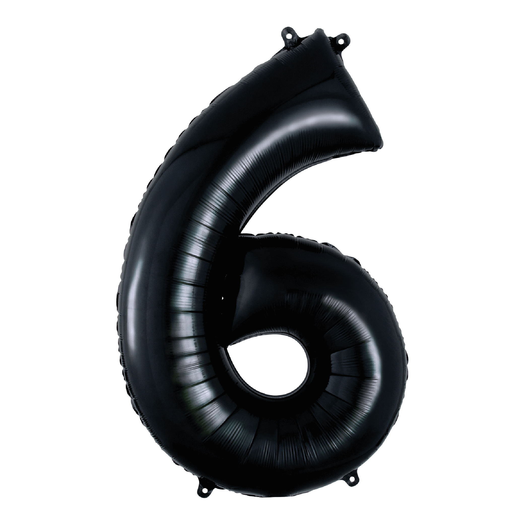 Globo 26" Numero 6 Negro C/1