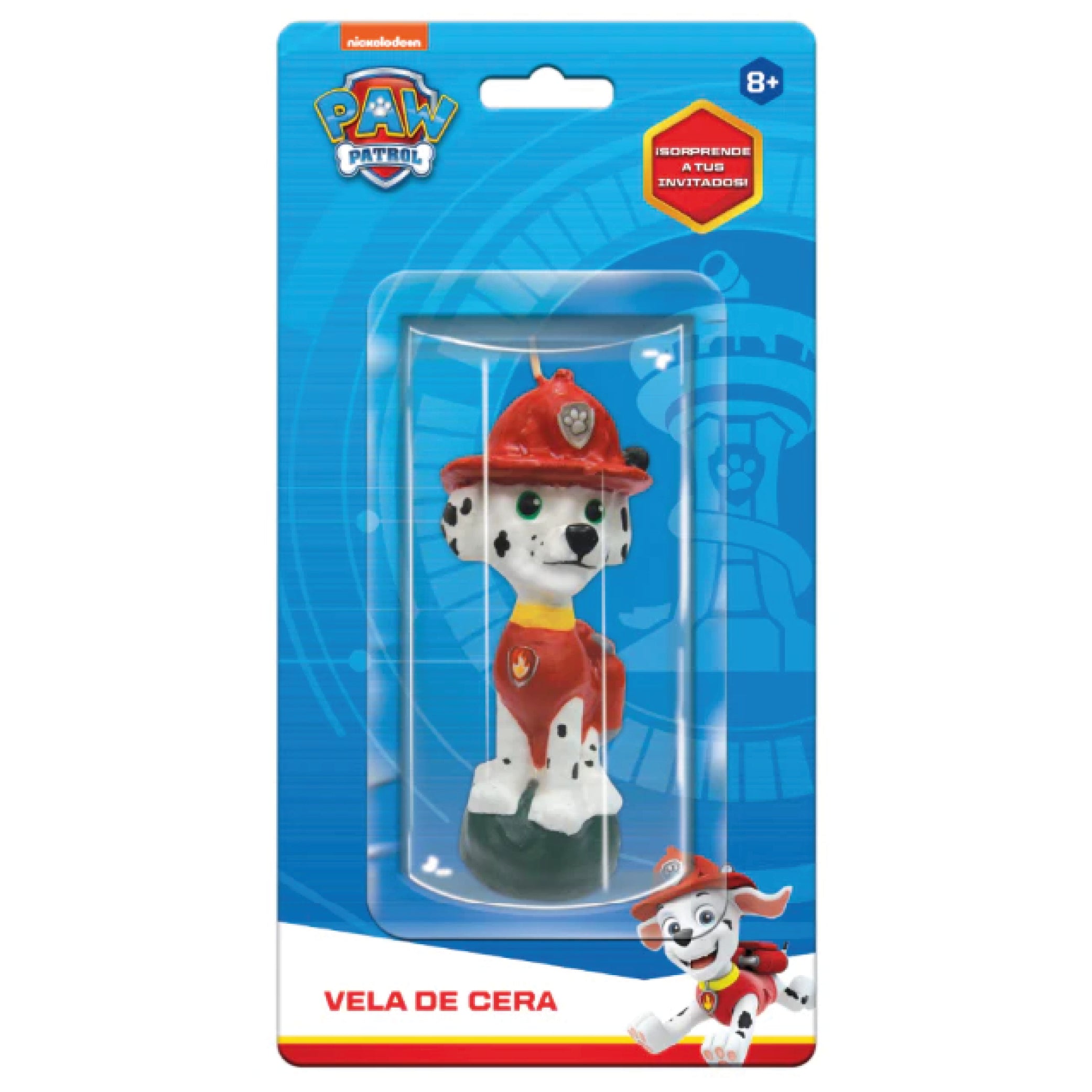 Vela Figura Paw Patrol C/1