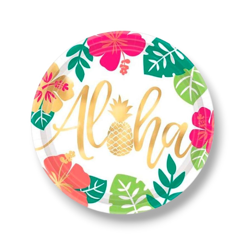 10" Aloha Plate C/8