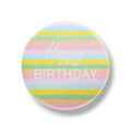 Plato 10" HBD Colores Pastel C/10