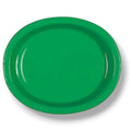 Plato 12" Ovalado Verde C/8