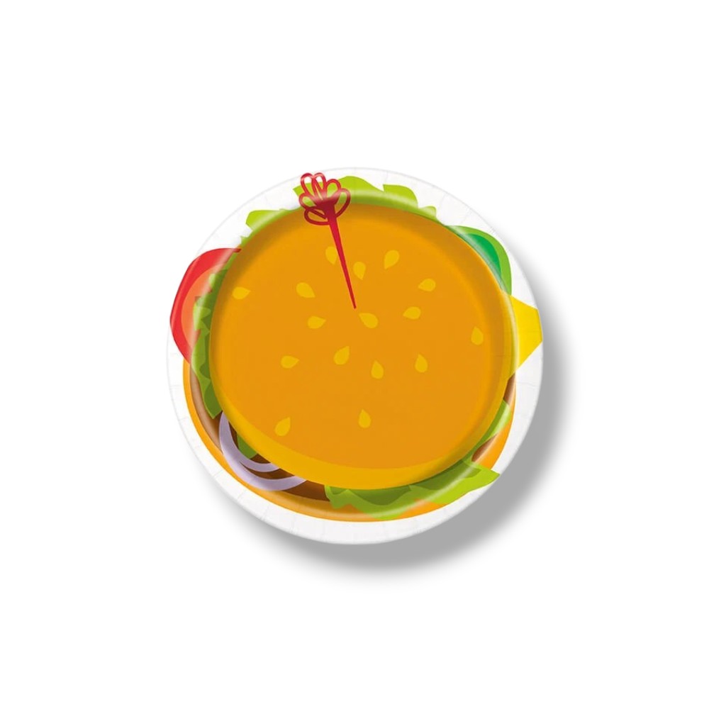 7" Classic BBQ Plate C/8