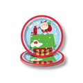 Plato 7" Colorful Santa C/1