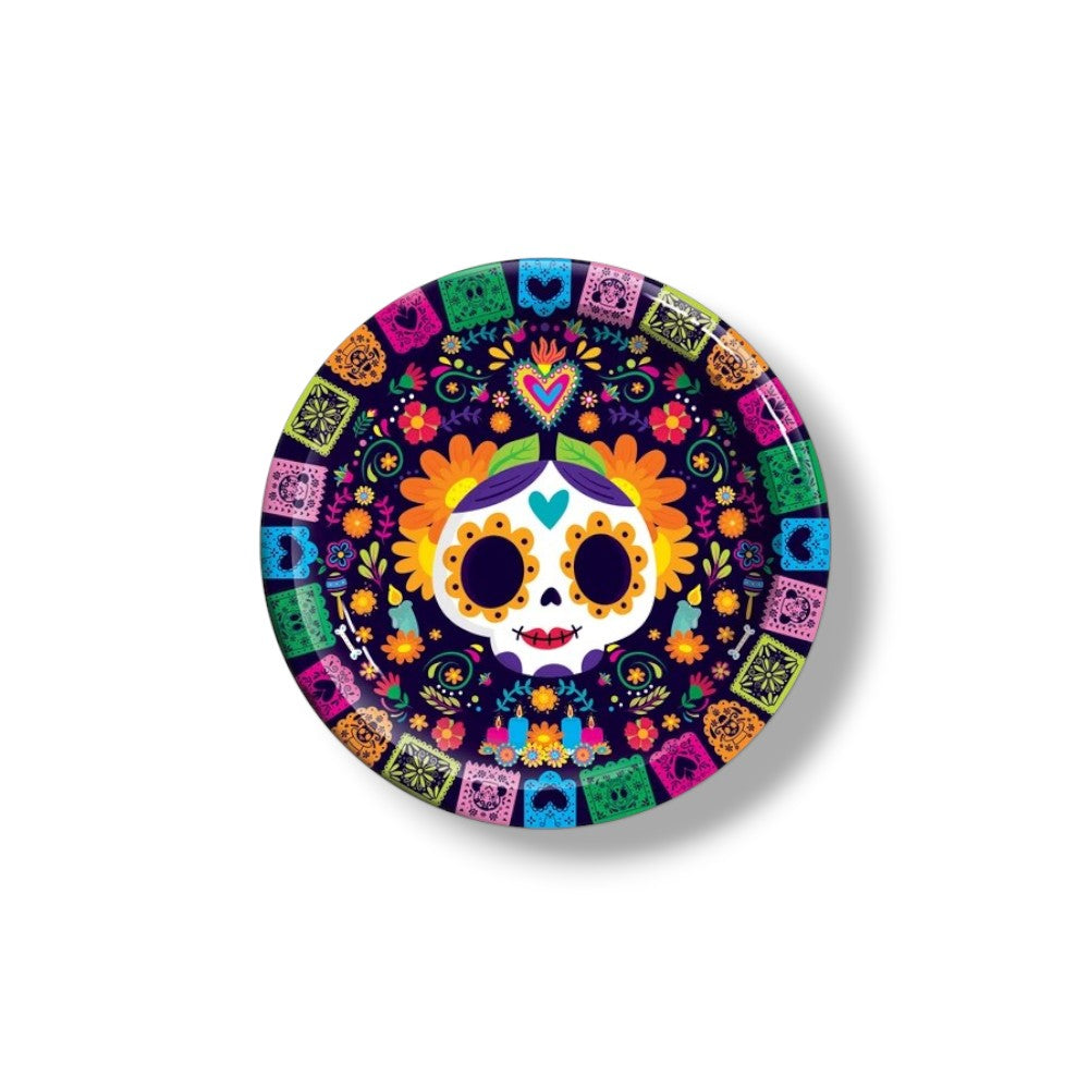 7" Day of the Dead Plate (6 Pack)