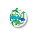 7" Dino Party Plate C/8
