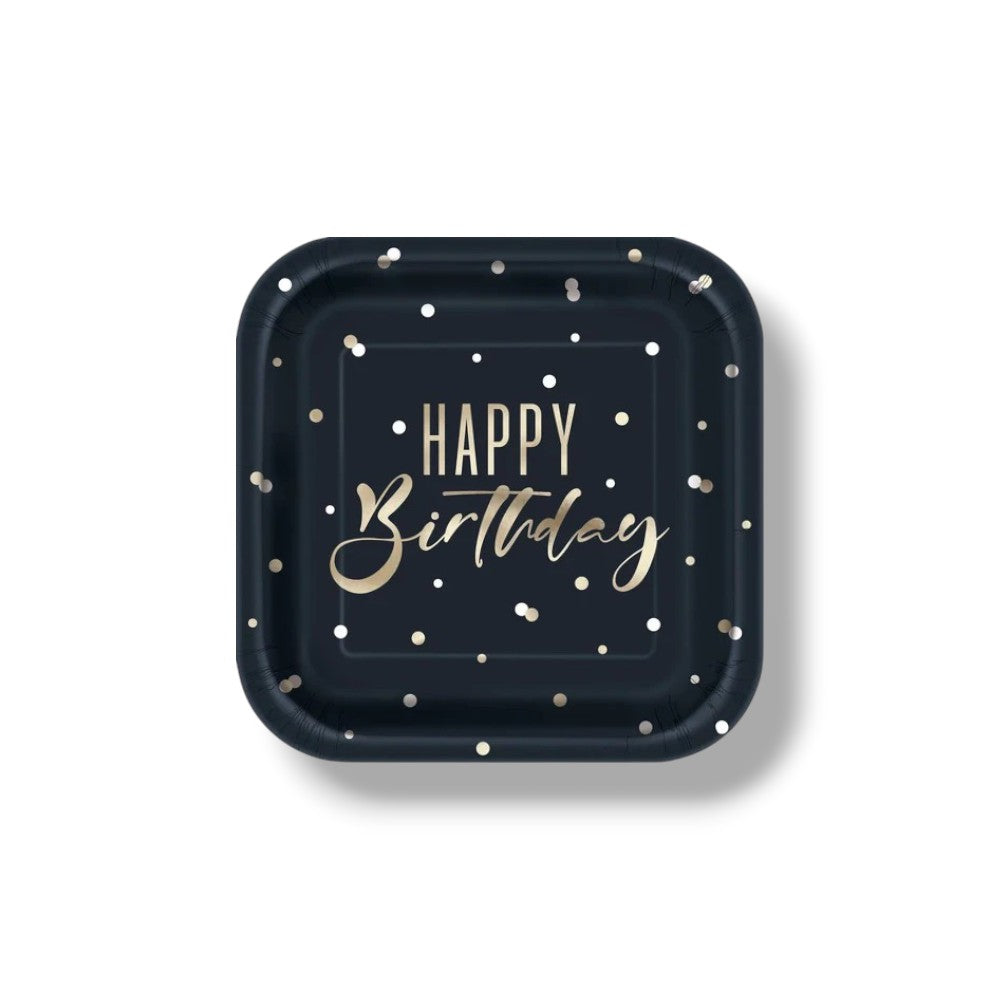 Plato 7" Gold Happy Birthday C/8