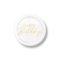 Plato 7" Gold Happy Birthday C/8