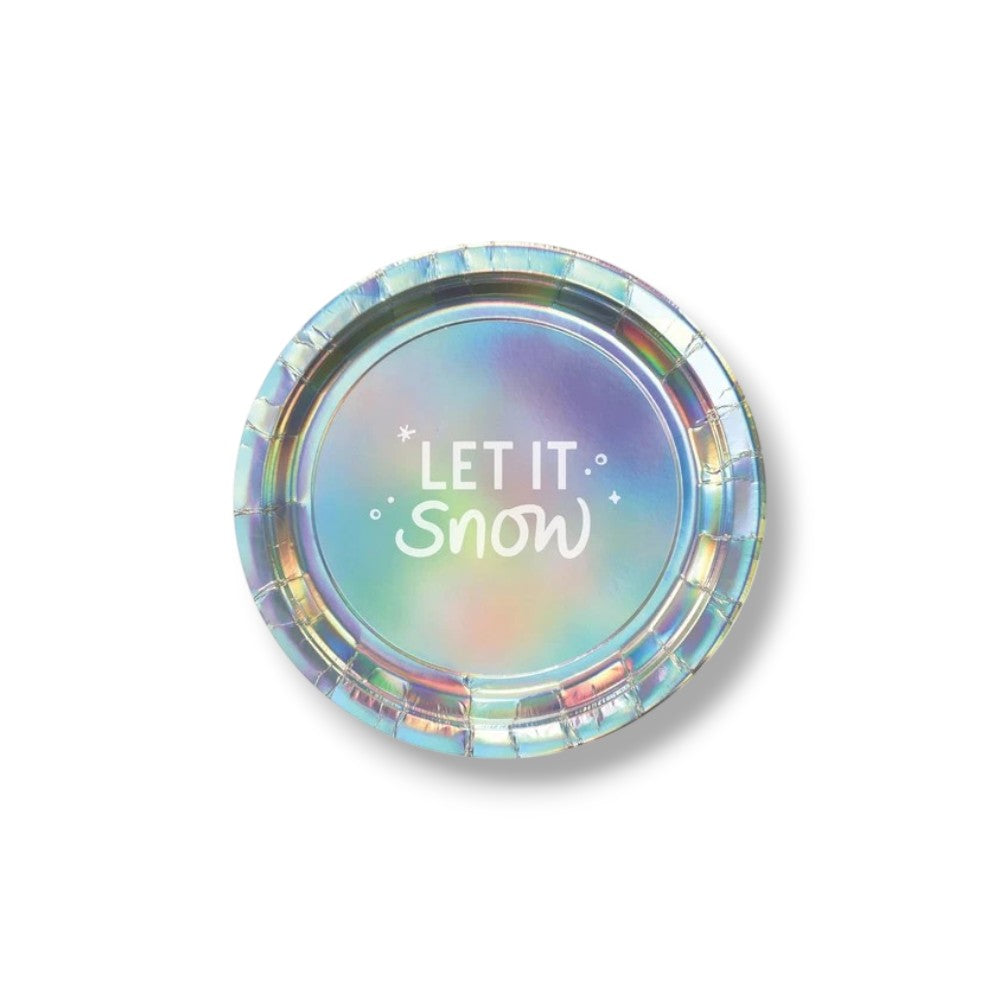 7" Let It Snow Plate C/8