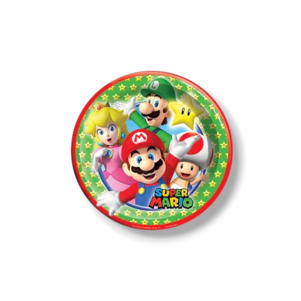 7" Mario Bros Plate C/6