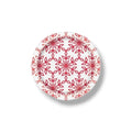 7" Merry Snowflakes Plate C/8