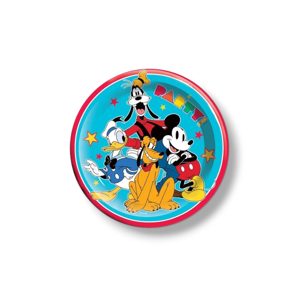 7" Mickey Classic Plate (6 Pack)