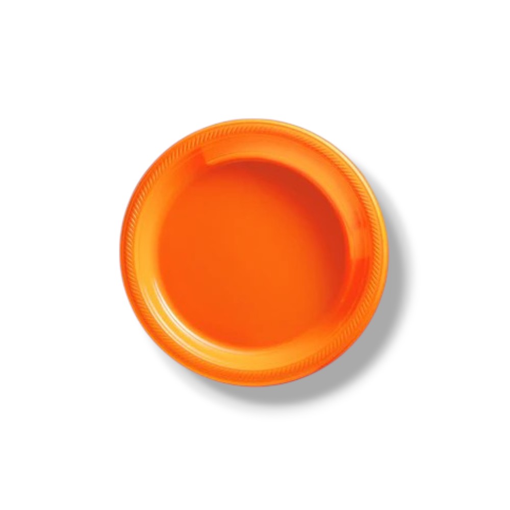 Plato 7" Naranja C/20