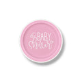 Plate 7" Pink Hearts Baby Shower C/8