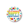 Plato 7" Rainbow Spots Birthday C/8