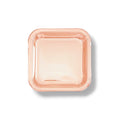 7" Square Rose Gold Plate C/8