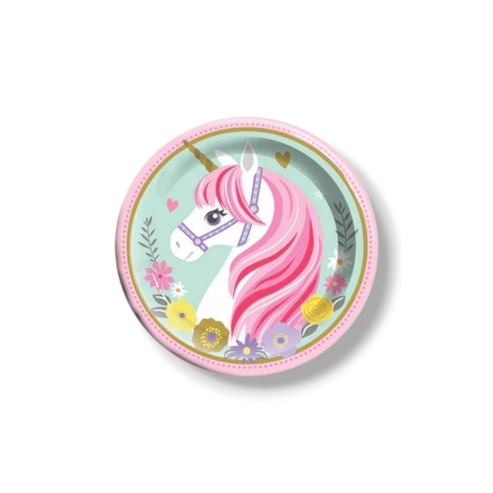 7" Unicorn Plate C/8
