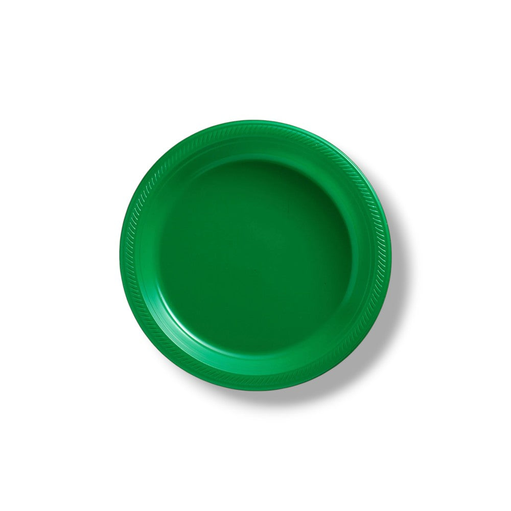 Plato 7" Verde Bandera C/20